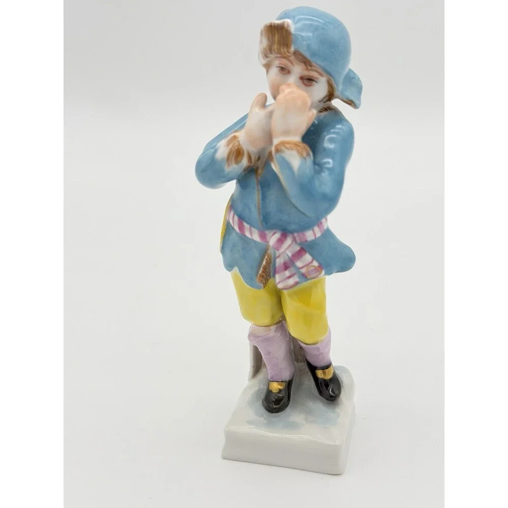 KPM Berlin porcelain figurine March/Aquarius zodiac Friedrich Elias Meyer 1775